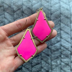Kendra Scott Alexandra Earrings- Magenta